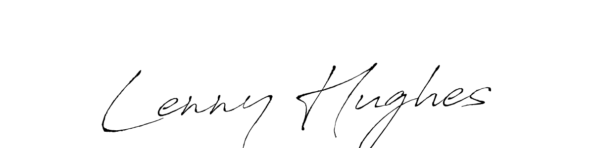 Make a beautiful signature design for name Lenny Hughes. With this signature (Antro_Vectra) style, you can create a handwritten signature for free. Lenny Hughes signature style 6 images and pictures png
