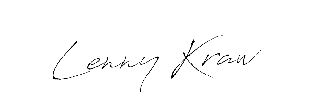 Once you've used our free online signature maker to create your best signature Antro_Vectra style, it's time to enjoy all of the benefits that Lenny Kraw name signing documents. Lenny Kraw signature style 6 images and pictures png