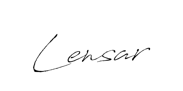 Design your own signature with our free online signature maker. With this signature software, you can create a handwritten (Antro_Vectra) signature for name Lensar. Lensar signature style 6 images and pictures png