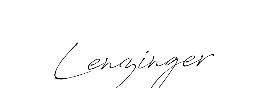 Lenzinger stylish signature style. Best Handwritten Sign (Antro_Vectra) for my name. Handwritten Signature Collection Ideas for my name Lenzinger. Lenzinger signature style 6 images and pictures png