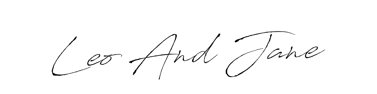You should practise on your own different ways (Antro_Vectra) to write your name (Leo And Jane) in signature. don't let someone else do it for you. Leo And Jane signature style 6 images and pictures png