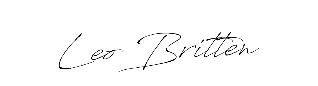 Once you've used our free online signature maker to create your best signature Antro_Vectra style, it's time to enjoy all of the benefits that Leo Britten name signing documents. Leo Britten signature style 6 images and pictures png