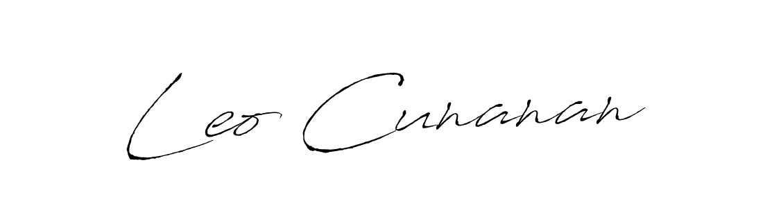 Leo Cunanan stylish signature style. Best Handwritten Sign (Antro_Vectra) for my name. Handwritten Signature Collection Ideas for my name Leo Cunanan. Leo Cunanan signature style 6 images and pictures png