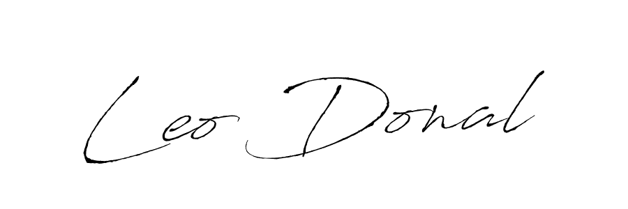 Create a beautiful signature design for name Leo Donal. With this signature (Antro_Vectra) fonts, you can make a handwritten signature for free. Leo Donal signature style 6 images and pictures png