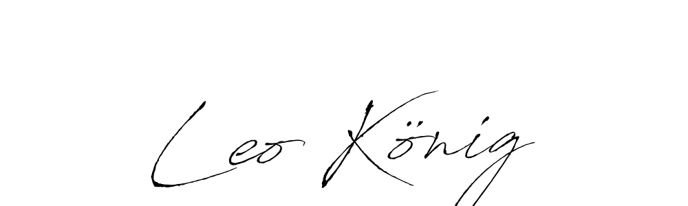 You should practise on your own different ways (Antro_Vectra) to write your name (Leo König) in signature. don't let someone else do it for you. Leo König signature style 6 images and pictures png