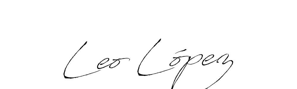 It looks lik you need a new signature style for name Leo López. Design unique handwritten (Antro_Vectra) signature with our free signature maker in just a few clicks. Leo López signature style 6 images and pictures png