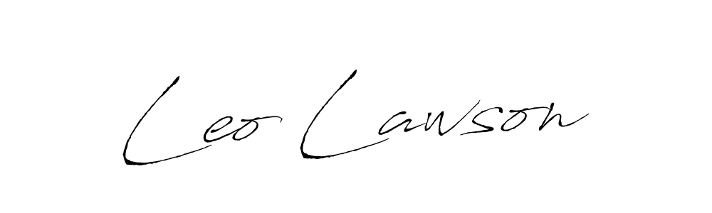 Use a signature maker to create a handwritten signature online. With this signature software, you can design (Antro_Vectra) your own signature for name Leo Lawson. Leo Lawson signature style 6 images and pictures png