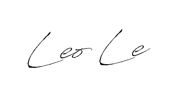 Create a beautiful signature design for name Leo Le. With this signature (Antro_Vectra) fonts, you can make a handwritten signature for free. Leo Le signature style 6 images and pictures png