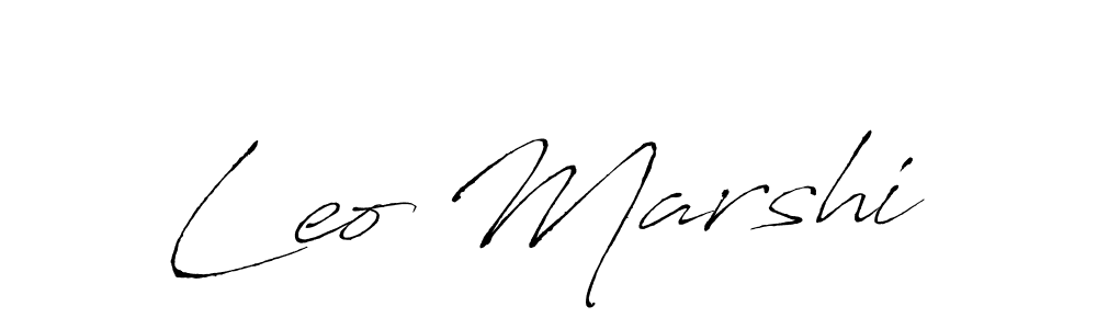 It looks lik you need a new signature style for name Leo Marshi. Design unique handwritten (Antro_Vectra) signature with our free signature maker in just a few clicks. Leo Marshi signature style 6 images and pictures png