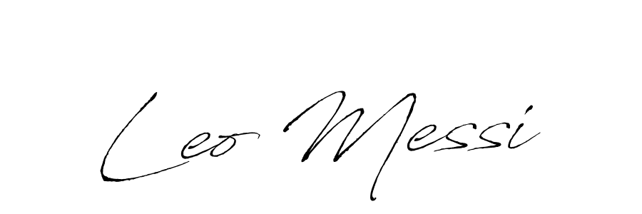 Make a beautiful signature design for name Leo Messi. With this signature (Antro_Vectra) style, you can create a handwritten signature for free. Leo Messi signature style 6 images and pictures png