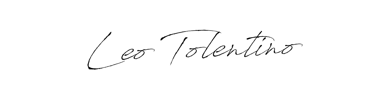 It looks lik you need a new signature style for name Leo Tolentino. Design unique handwritten (Antro_Vectra) signature with our free signature maker in just a few clicks. Leo Tolentino signature style 6 images and pictures png