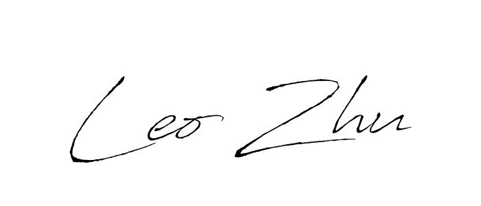 How to make Leo Zhu signature? Antro_Vectra is a professional autograph style. Create handwritten signature for Leo Zhu name. Leo Zhu signature style 6 images and pictures png
