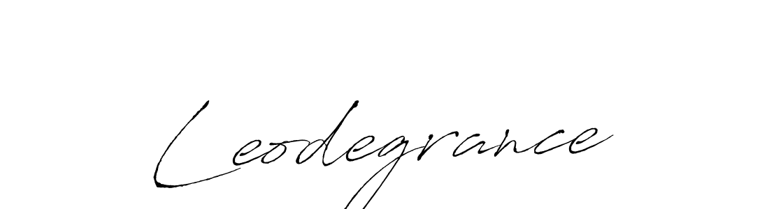 Antro_Vectra is a professional signature style that is perfect for those who want to add a touch of class to their signature. It is also a great choice for those who want to make their signature more unique. Get Leodegrance name to fancy signature for free. Leodegrance signature style 6 images and pictures png