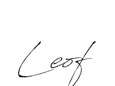 Also we have Leof name is the best signature style. Create professional handwritten signature collection using Antro_Vectra autograph style. Leof signature style 6 images and pictures png