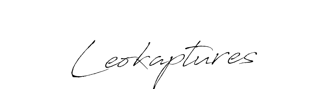 The best way (Antro_Vectra) to make a short signature is to pick only two or three words in your name. The name Leokaptures include a total of six letters. For converting this name. Leokaptures signature style 6 images and pictures png