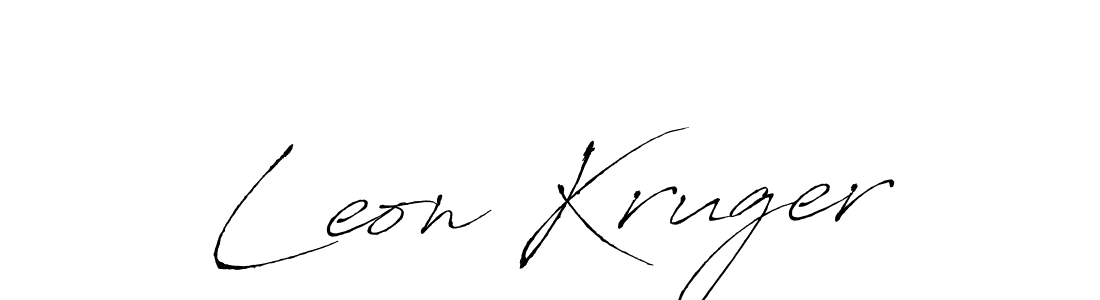You should practise on your own different ways (Antro_Vectra) to write your name (Leon Kruger) in signature. don't let someone else do it for you. Leon Kruger signature style 6 images and pictures png