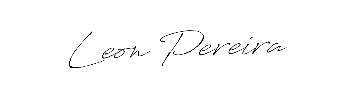 Create a beautiful signature design for name Leon Pereira. With this signature (Antro_Vectra) fonts, you can make a handwritten signature for free. Leon Pereira signature style 6 images and pictures png