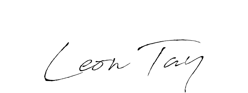 Make a beautiful signature design for name Leon Tay. With this signature (Antro_Vectra) style, you can create a handwritten signature for free. Leon Tay signature style 6 images and pictures png