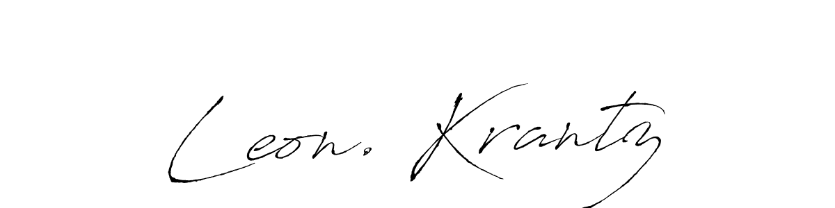 Design your own signature with our free online signature maker. With this signature software, you can create a handwritten (Antro_Vectra) signature for name Leon. Krantz. Leon. Krantz signature style 6 images and pictures png