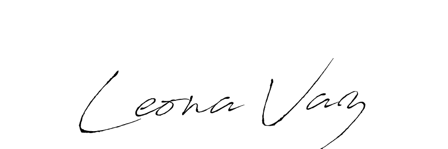 Leona Vaz stylish signature style. Best Handwritten Sign (Antro_Vectra) for my name. Handwritten Signature Collection Ideas for my name Leona Vaz. Leona Vaz signature style 6 images and pictures png