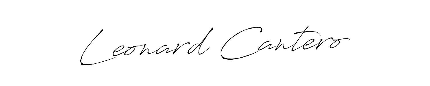 You can use this online signature creator to create a handwritten signature for the name Leonard Cantero. This is the best online autograph maker. Leonard Cantero signature style 6 images and pictures png