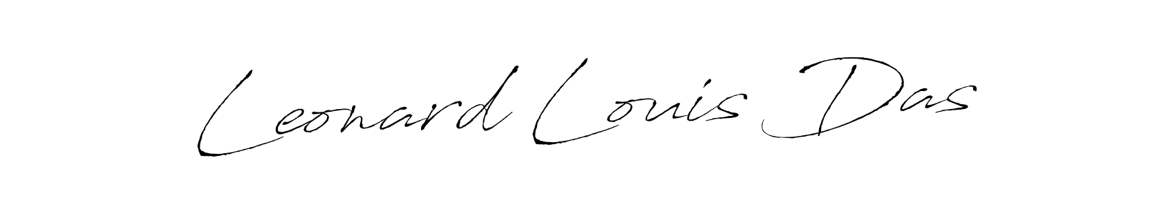 Use a signature maker to create a handwritten signature online. With this signature software, you can design (Antro_Vectra) your own signature for name Leonard Louis Das. Leonard Louis Das signature style 6 images and pictures png