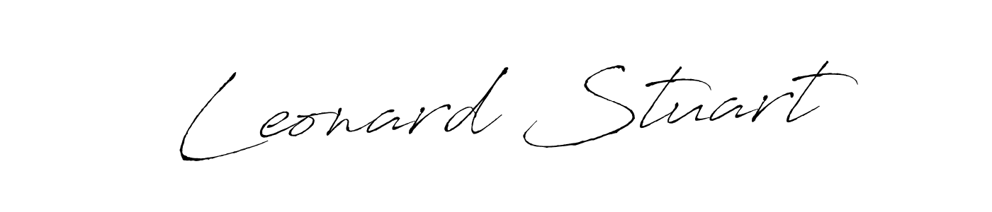Create a beautiful signature design for name Leonard Stuart. With this signature (Antro_Vectra) fonts, you can make a handwritten signature for free. Leonard Stuart signature style 6 images and pictures png