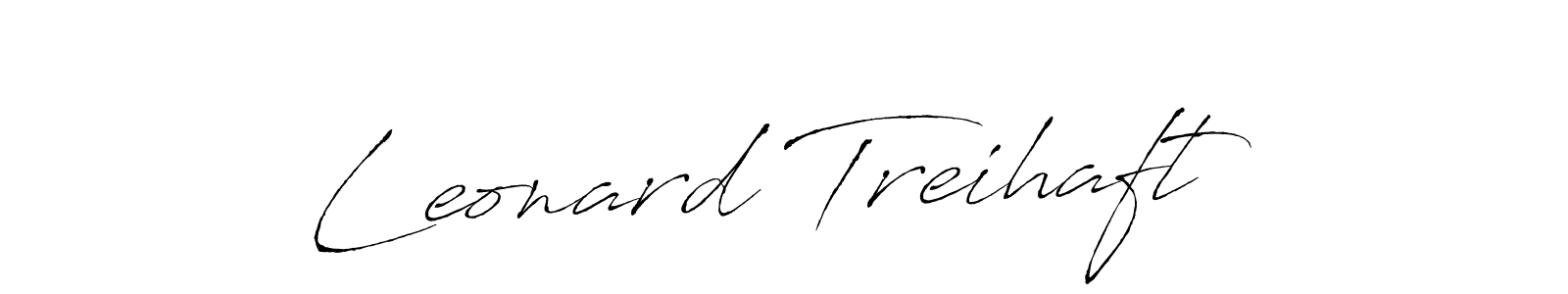 Leonard Treihaft stylish signature style. Best Handwritten Sign (Antro_Vectra) for my name. Handwritten Signature Collection Ideas for my name Leonard Treihaft. Leonard Treihaft signature style 6 images and pictures png