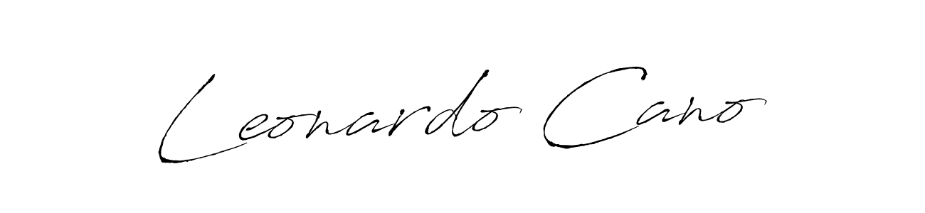 How to make Leonardo Cano signature? Antro_Vectra is a professional autograph style. Create handwritten signature for Leonardo Cano name. Leonardo Cano signature style 6 images and pictures png