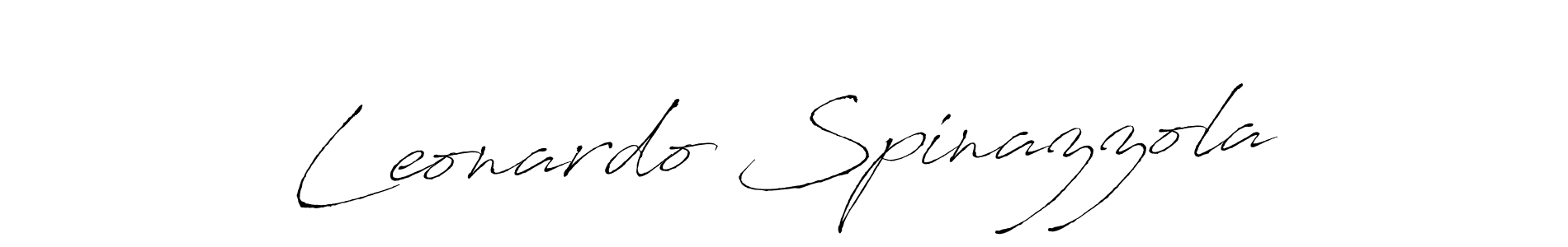 Design your own signature with our free online signature maker. With this signature software, you can create a handwritten (Antro_Vectra) signature for name Leonardo Spinazzola. Leonardo Spinazzola signature style 6 images and pictures png