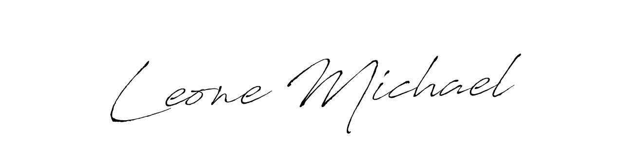 The best way (Antro_Vectra) to make a short signature is to pick only two or three words in your name. The name Leone Michael include a total of six letters. For converting this name. Leone Michael signature style 6 images and pictures png