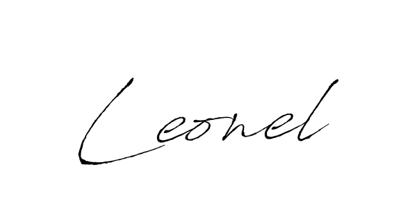 Design your own signature with our free online signature maker. With this signature software, you can create a handwritten (Antro_Vectra) signature for name Leonel. Leonel signature style 6 images and pictures png