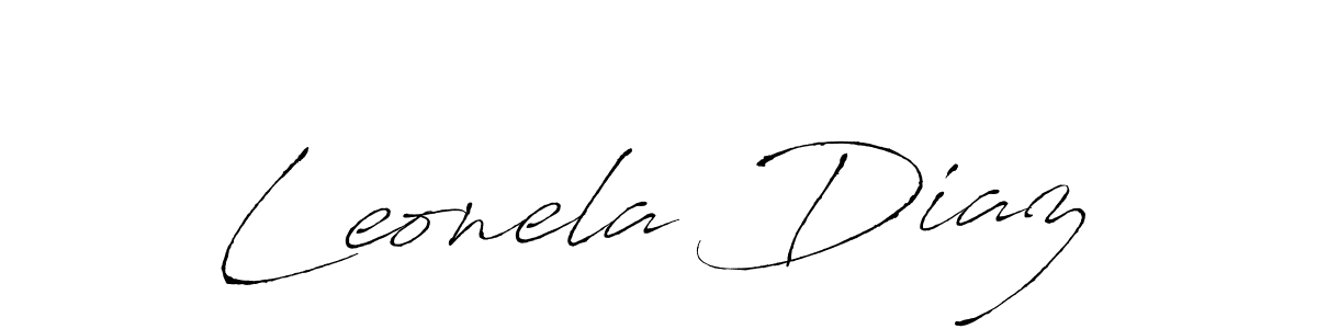 Design your own signature with our free online signature maker. With this signature software, you can create a handwritten (Antro_Vectra) signature for name Leonela Diaz. Leonela Diaz signature style 6 images and pictures png