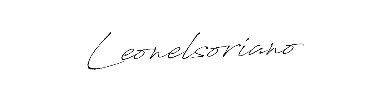 Also we have Leonelsoriano name is the best signature style. Create professional handwritten signature collection using Antro_Vectra autograph style. Leonelsoriano signature style 6 images and pictures png