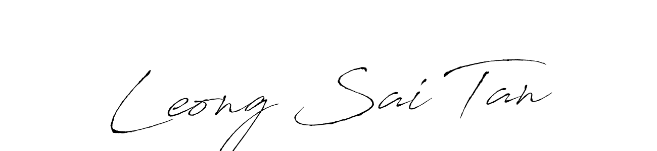 How to make Leong Sai Tan signature? Antro_Vectra is a professional autograph style. Create handwritten signature for Leong Sai Tan name. Leong Sai Tan signature style 6 images and pictures png