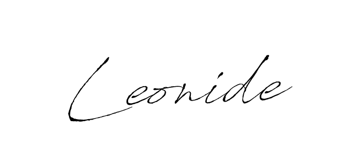 How to make Leonide signature? Antro_Vectra is a professional autograph style. Create handwritten signature for Leonide name. Leonide signature style 6 images and pictures png