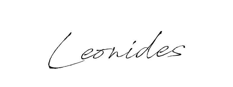if you are searching for the best signature style for your name Leonides. so please give up your signature search. here we have designed multiple signature styles  using Antro_Vectra. Leonides signature style 6 images and pictures png