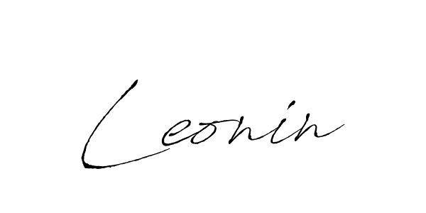 Make a beautiful signature design for name Leonin. With this signature (Antro_Vectra) style, you can create a handwritten signature for free. Leonin signature style 6 images and pictures png