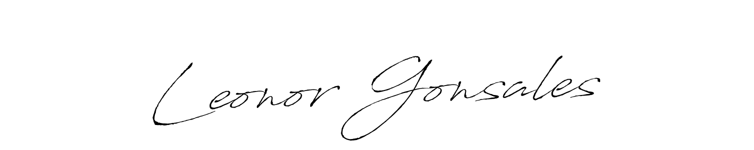 Also we have Leonor Gonsales name is the best signature style. Create professional handwritten signature collection using Antro_Vectra autograph style. Leonor Gonsales signature style 6 images and pictures png