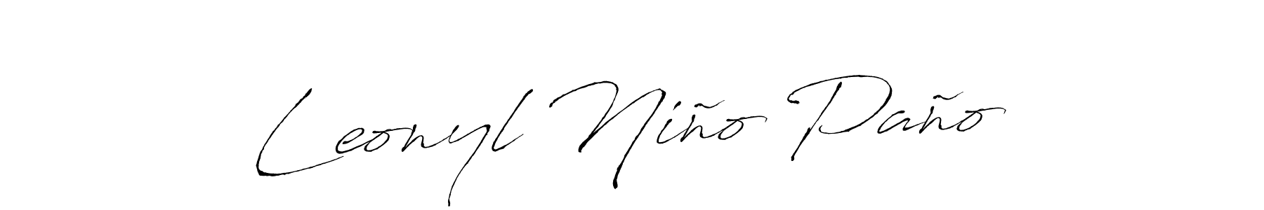 How to make Leonyl Niño Paño signature? Antro_Vectra is a professional autograph style. Create handwritten signature for Leonyl Niño Paño name. Leonyl Niño Paño signature style 6 images and pictures png