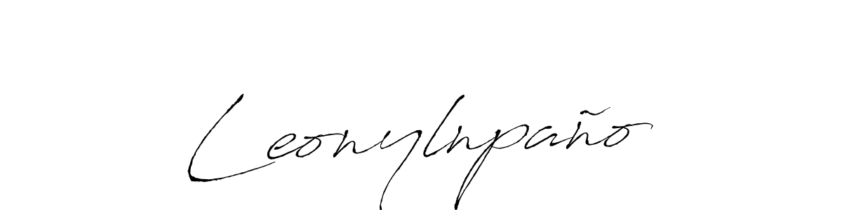 This is the best signature style for the Leonylnpaño name. Also you like these signature font (Antro_Vectra). Mix name signature. Leonylnpaño signature style 6 images and pictures png