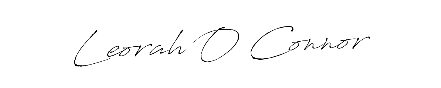 You should practise on your own different ways (Antro_Vectra) to write your name (Leorah O Connor) in signature. don't let someone else do it for you. Leorah O Connor signature style 6 images and pictures png