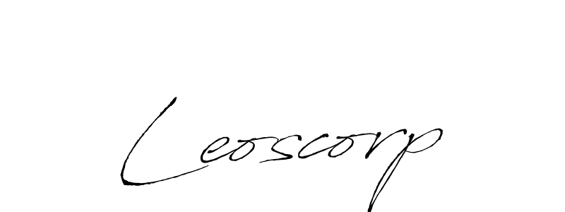 How to Draw Leoscorp signature style? Antro_Vectra is a latest design signature styles for name Leoscorp. Leoscorp signature style 6 images and pictures png