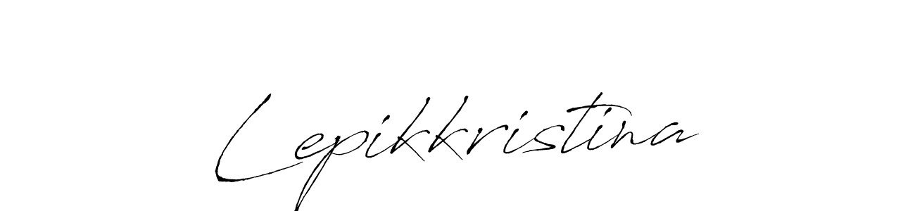 Use a signature maker to create a handwritten signature online. With this signature software, you can design (Antro_Vectra) your own signature for name Lepikkristina. Lepikkristina signature style 6 images and pictures png