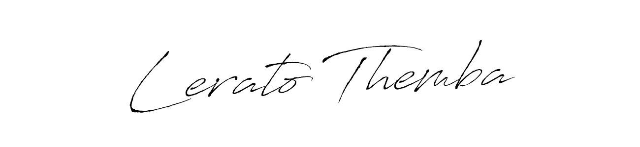 It looks lik you need a new signature style for name Lerato Themba. Design unique handwritten (Antro_Vectra) signature with our free signature maker in just a few clicks. Lerato Themba signature style 6 images and pictures png