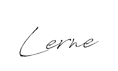 Create a beautiful signature design for name Lerne. With this signature (Antro_Vectra) fonts, you can make a handwritten signature for free. Lerne signature style 6 images and pictures png