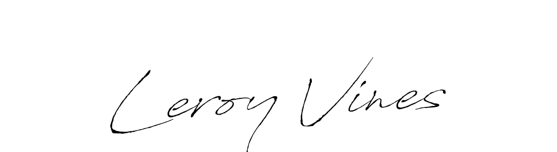 Also we have Leroy Vines name is the best signature style. Create professional handwritten signature collection using Antro_Vectra autograph style. Leroy Vines signature style 6 images and pictures png