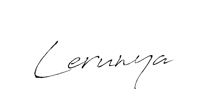 Also we have Lerunya name is the best signature style. Create professional handwritten signature collection using Antro_Vectra autograph style. Lerunya signature style 6 images and pictures png