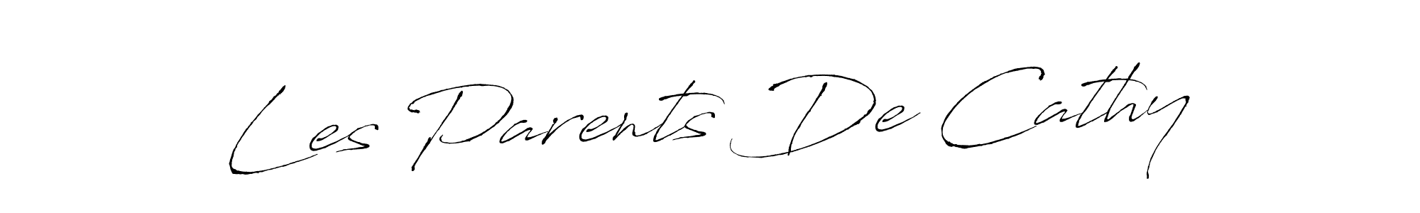 Make a beautiful signature design for name Les Parents De Cathy. With this signature (Antro_Vectra) style, you can create a handwritten signature for free. Les Parents De Cathy signature style 6 images and pictures png