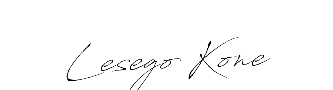 How to make Lesego Kone signature? Antro_Vectra is a professional autograph style. Create handwritten signature for Lesego Kone name. Lesego Kone signature style 6 images and pictures png
